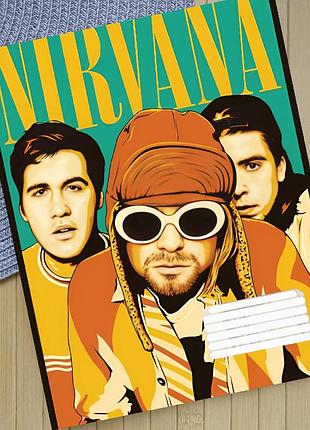 Зошит nirvana на скобі 18 аркушів лінія (32026)