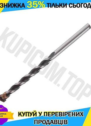 Ku сверло по бетону universal fit intertool 8 мм 120 мм для ударной дрели для кирпича и бетона бур для uni2l_k