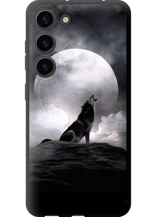 Чехол на samsung galaxy s23 воющий волк tpu fch_0175405