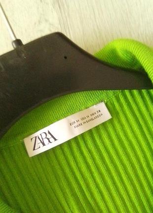 Платье в рубчик zara 3
