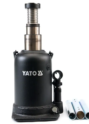 Домкрат гидравлический столбовой yato: 10 т, h=208 - 523 мм, двойной шток [1], yt1714