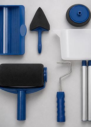 Комплект малярних валиків paint roller з резервуаром для фарби 7 предметів