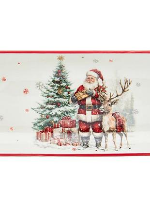 Блюдо для сервировки санта 28х12 см 1858-0215