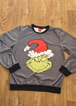 Оригинальный праздничный свитшот the grinch/primark/l