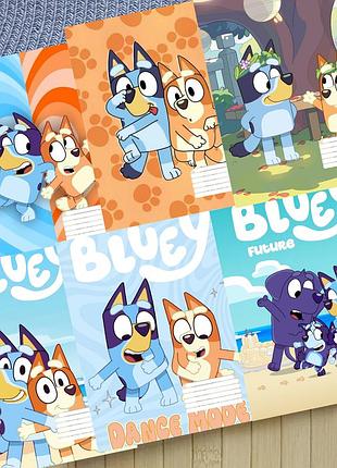Набір зошитів блуї bluey на скобі 18 аркушів лінія (33965)
