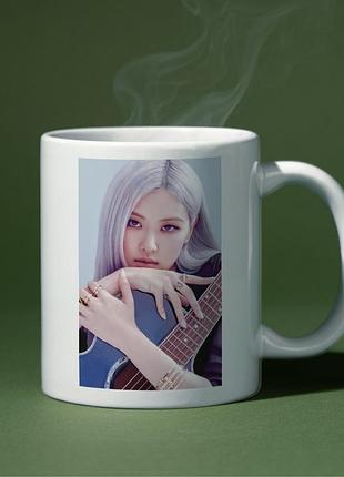 Кружка роза rosé пак чейон блек пинк black pink (31329)