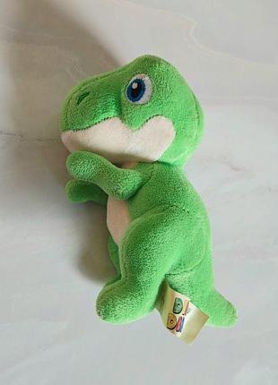 Dinky dinos зелений динозавр t-rex плюшева іграшка ≈17 см
