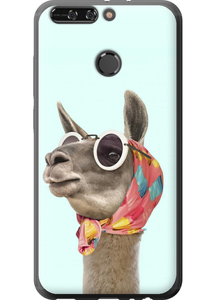 Чехол на huawei honor v9 / honor 8 pro модная лама из силикона fch_0175643
