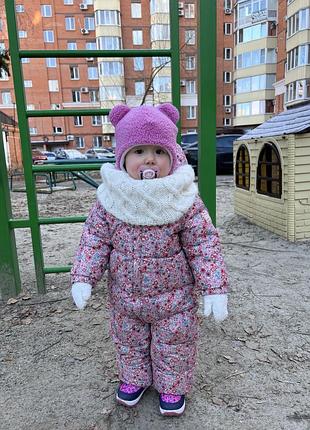 Комбінезон зимовий на дівчинку 9