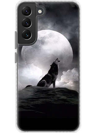 Чехол на samsung galaxy s22 plus воющий волк bumper fch_0175393