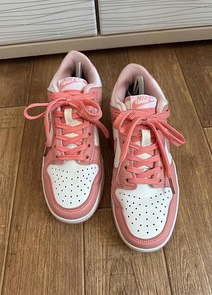 Кросівки nike dunk low pink 7