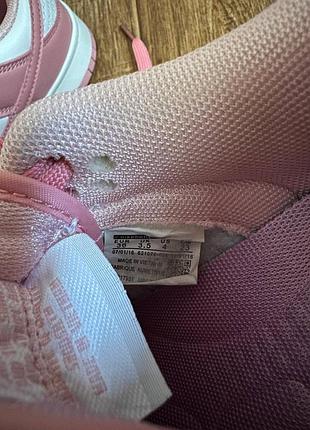 Кросівки nike dunk low pink 9