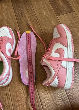 Кросівки nike dunk low pink 8