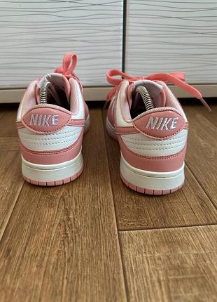 Кросівки nike dunk low pink 3