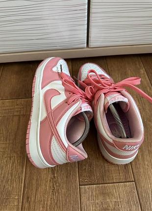 Кросівки nike dunk low pink 5