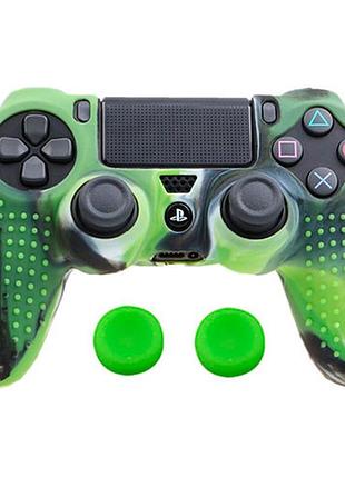 Чохол силіконовий для геймпада dualshock 4 ps4 надійний захист від подряпин та комфортне керування різні кольори