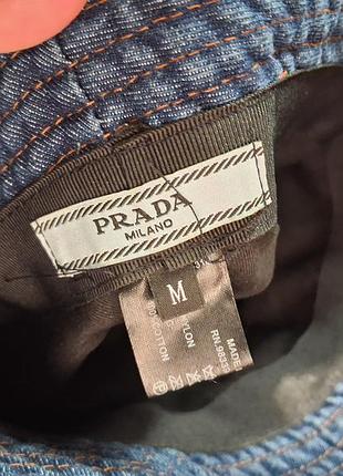 Джинсова люкс панама від prada 4