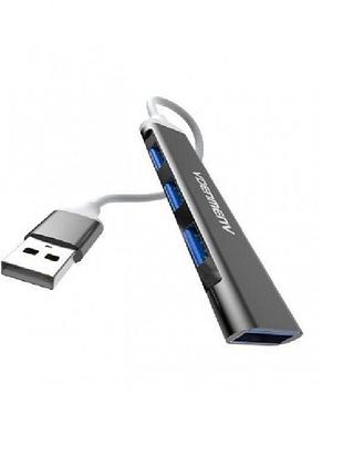 Розгалужувач usb 3.0 хаб 4 порти black