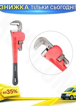 Ku ключ трубный intertool universal fit stillson 300мм для сантехников с регулировкой захвата до 55мм uni2l_k
