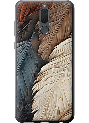 Чехол на huawei mate 10 lite листья в стиле бохо из силикона fch_0175465