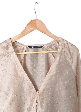 Нарядная блуза zara 5