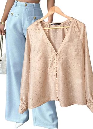 Нарядная блуза zara 3