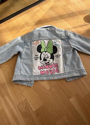 Курточка, джинсова , 116 см, zara