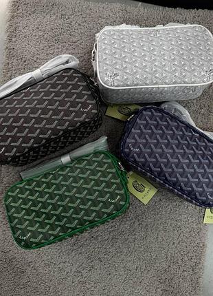 Месенджер goyard/ сумка гаярд/ гоярд чорний