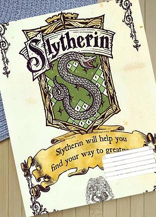 Зошит гаррі поттер слізерін harry potter slytherin лінія 18 аркушів (30953)