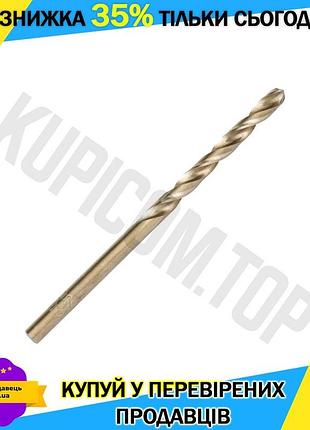 Ku свердло по металу universal fit intertool hss кобальт 4,0 мм 10 шт для свердління сталі та алюмінію uni2l_k