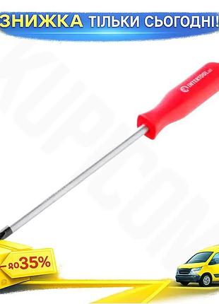 Ku отвертка ударная крестовая universal fit intertool ph4 200 мм для ремонта закаленное жало викрутка uni2l_k