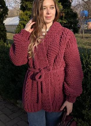 Плюшевий кардиган