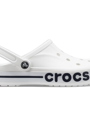 Crocs bayaband white оригінальні, крокси баябенд білі чоловічі жіночі унісекс чоловічі оригінал + коробка m7/w9