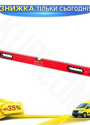 Ku уровень строительный intertool universal fit 1000 мм с поворотной капсулой для проверки ровности по uni2l_k