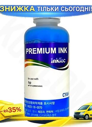 Ku чернило inktec cyan universal fit 100 мл пигментное для принтеров hp краска для печати картинок и д uni2l_k