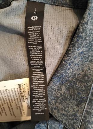 Мужская брендовая рубашка, lululemon 5