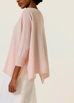 ​👑 роскошный пудрово нюдовый 100% кашемировый кардиган hemisphere cashmere, р. l (тихая роскошь)батал