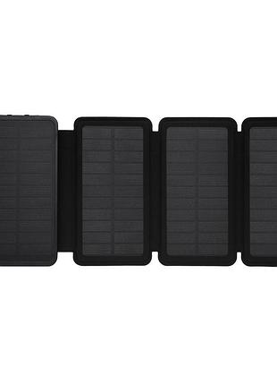 Повербанк квант wsc15/3 с солнечными панелями, 20000mah, 3 панели, портативная зарядка