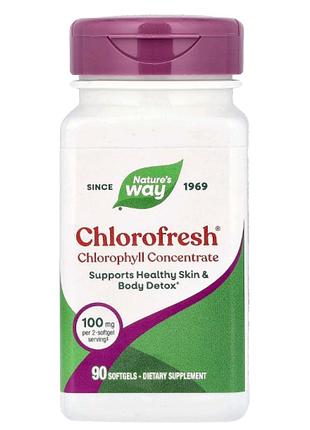 Nature's way
chlorofresh®, концентрированный хлорофилл, 90 капсул (50 мг в капсуле)