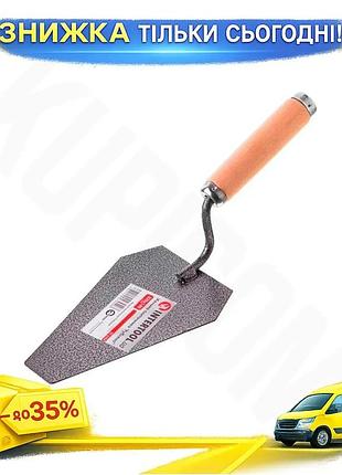 Ku кельма плиточника intertool universal fit молоткова для укладання плитки та нанесення розчину стале uni2l_k