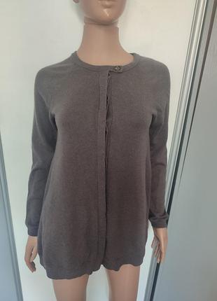 Кашемировый кардиган удлиненная кофта  brunello cucinelli