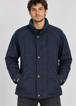 Мужская демисезонная куртка green concept outdoor 52 / xl темно-синяя
