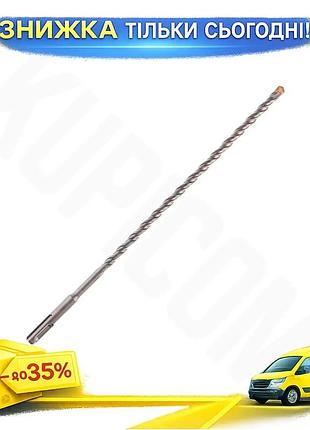 Ku бур sds+ intertool universal fit 8 мм 310 мм для бетона и кирпича сверло с победитовой напайкой uni2l_k
