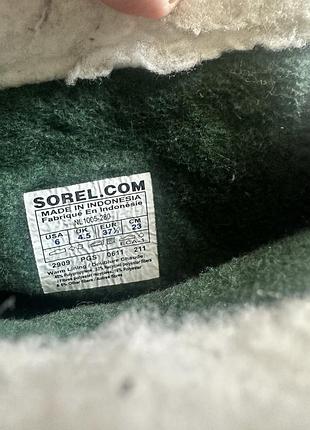 Теплі зимові чоботи sorel 5