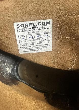 Теплі зимові чоботи sorel 4