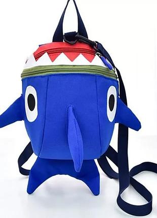 Рюкзак baby shark с поводком детский