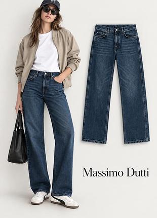 Женские джинсы massimo dutti wide leg, р. 38/36(m)