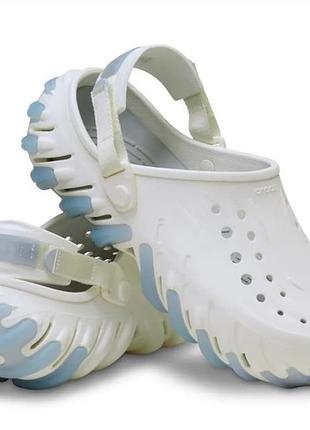 Crocs сабо echo ro clog icey chalk
