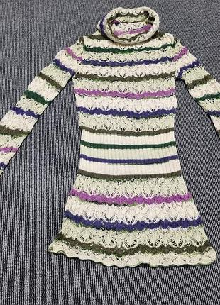 Свитер-платье missoni крупной вязки оригинал