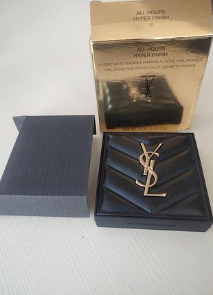 Пудра all hours hyper finish yves saint laurent 02